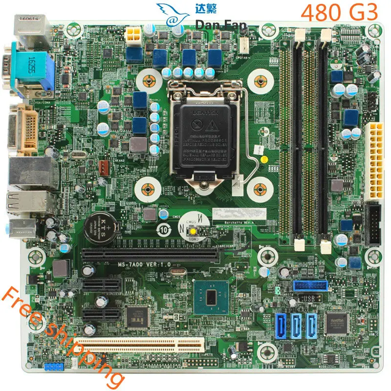 793740 001 настольная материнская плата для HP proнастольный 480 G3 793302 MS 7A00 LGA1150 100%