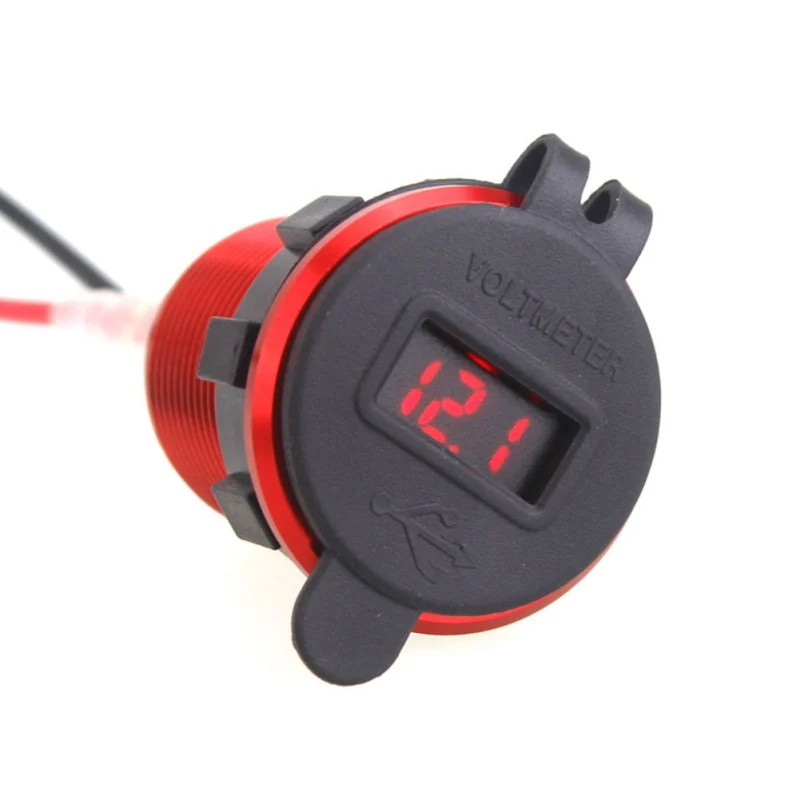 

Car 5V Dual USB Car Charger With LED Display Universal Phone Car-Charger