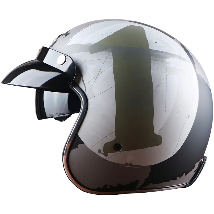 TORC T57 винтажный шлем moto rcycle с открытым лицом 3/4 шлем с внутренним козырьком moto cross jet Ретро capacete мотоциклетный шлем ECE - Цвет: MATTE NO.1