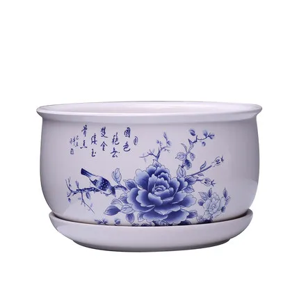 Горшки для цветов керамические с поддоном оптовая продажа Большой Nunber личность