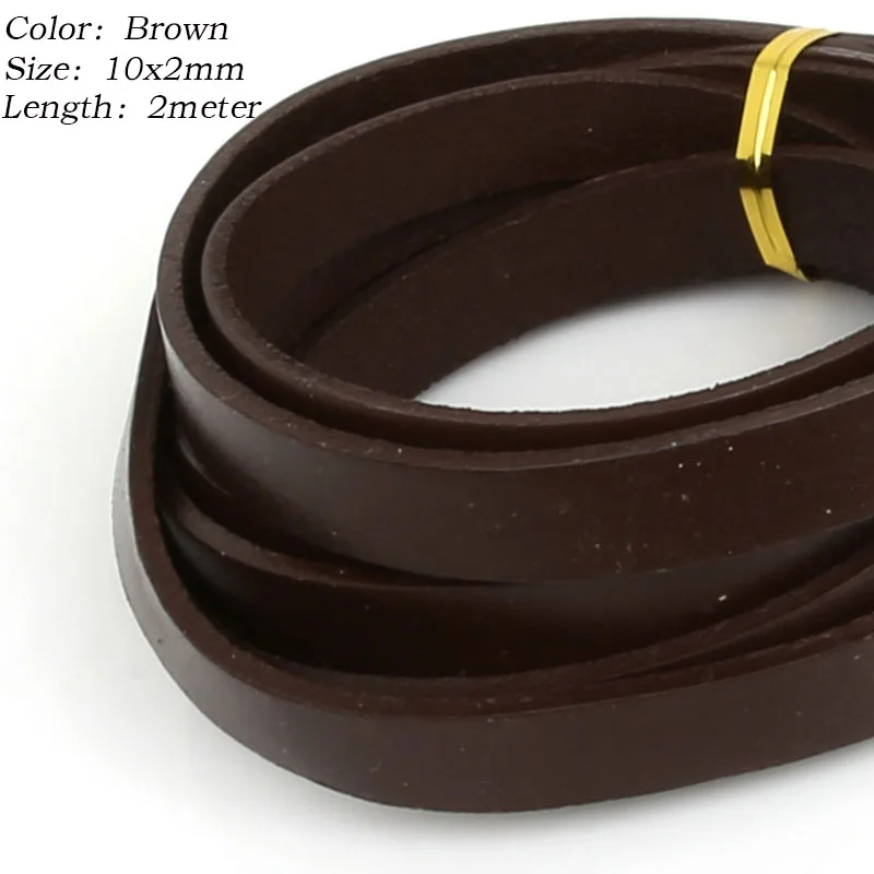 Шнур из 100% натуральной кожи ширина 3/6/10 мм толщина 2 мм|diy jewelry findings|jewelry findingsrope string |