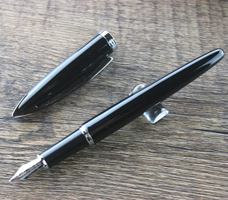 Новая Элегантная винная перьевая ручка JINHAO 156 с тонким пером и черным синим