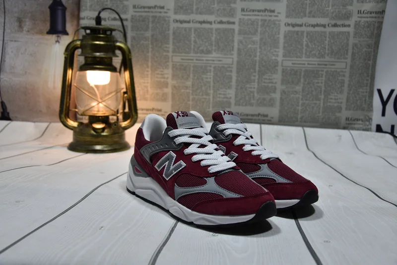 Оригинальные кроссовки New Balance серии X90 в стиле ретро, кроссовки для отдыха, 8 цветов