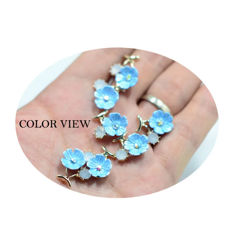 2017 Специальное Предложение 10 шт./лот 1.5 см Новый Цвет Сплава Дрель Перл Сливы