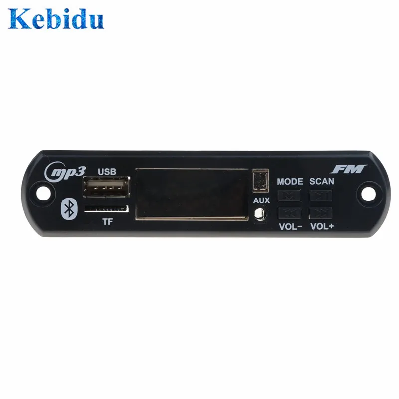 Аудио модуль KEBIDU DC 5 в 12 В Bluetooth MP3 WMA FM AUX декодер плата TF радио автомобильный