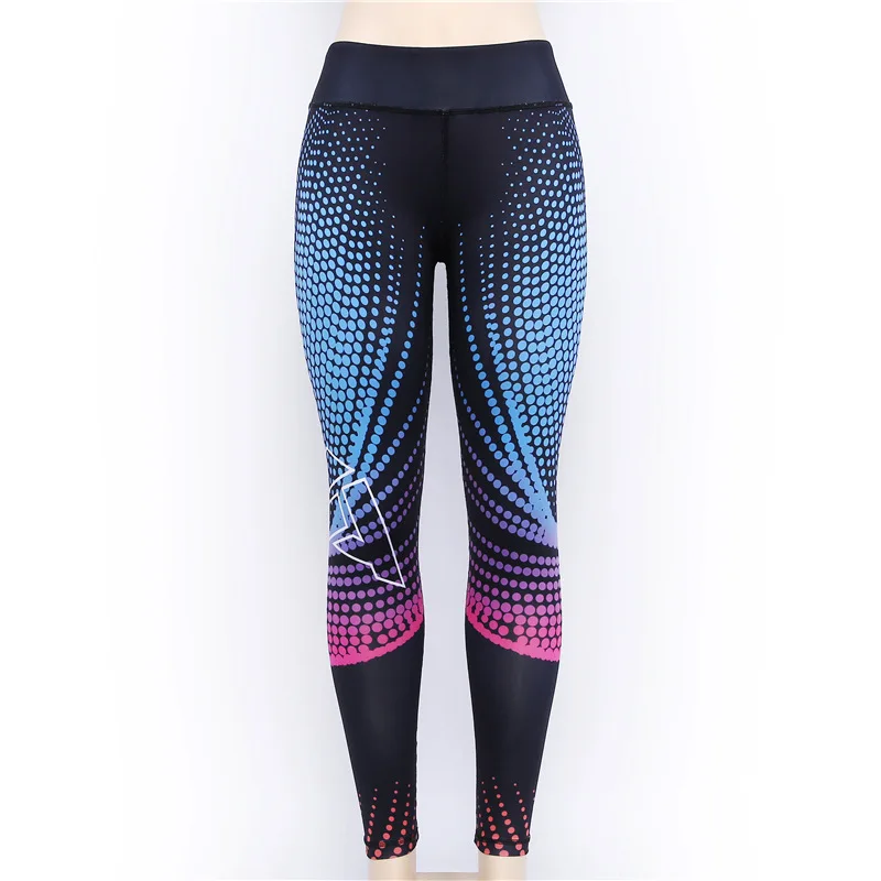 Женские леггинсы с высокой талией ATHOVTAR дышащие для фитнеса 3D принтом 2019 | Женская