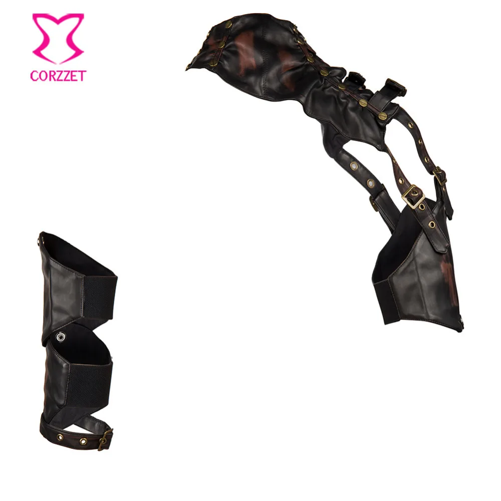 Ремень из искусственной кожи на одно плечо в стиле ретро панк|gothic corset|corset gothiccorset