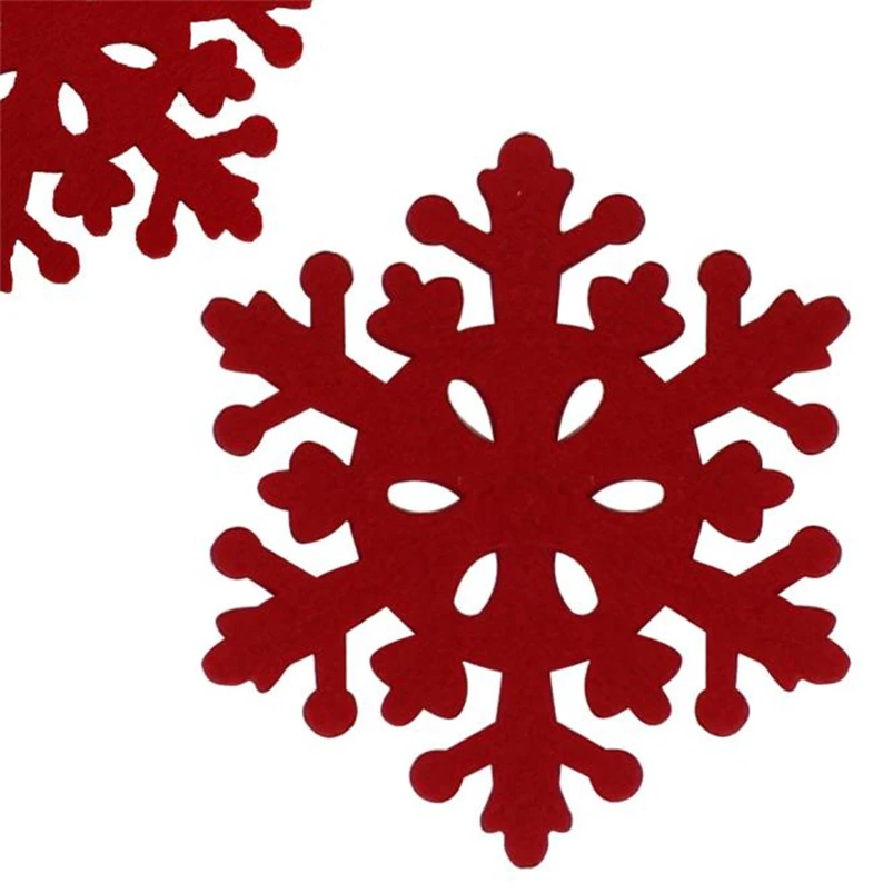 Новинка 2018 года 4 шт. подставка в форме снежинки нескользящая под стол для