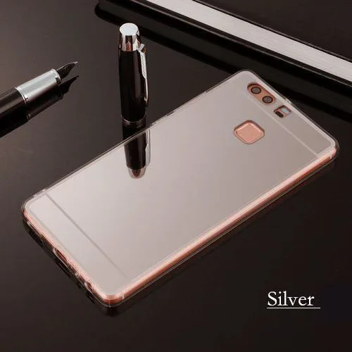 Чехлы для Huawei Honor 6A ТПУ зеркальный чехол P8 P9 Lite 2017 P10 тонкий с полным покрытием 7X 7 6X