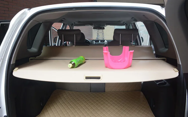 Для TOYOTA RAV4 2008-2013 Алюминиевый+ брезентовый задний Чехол для багажника, защитный экран, тенты, аксессуары
