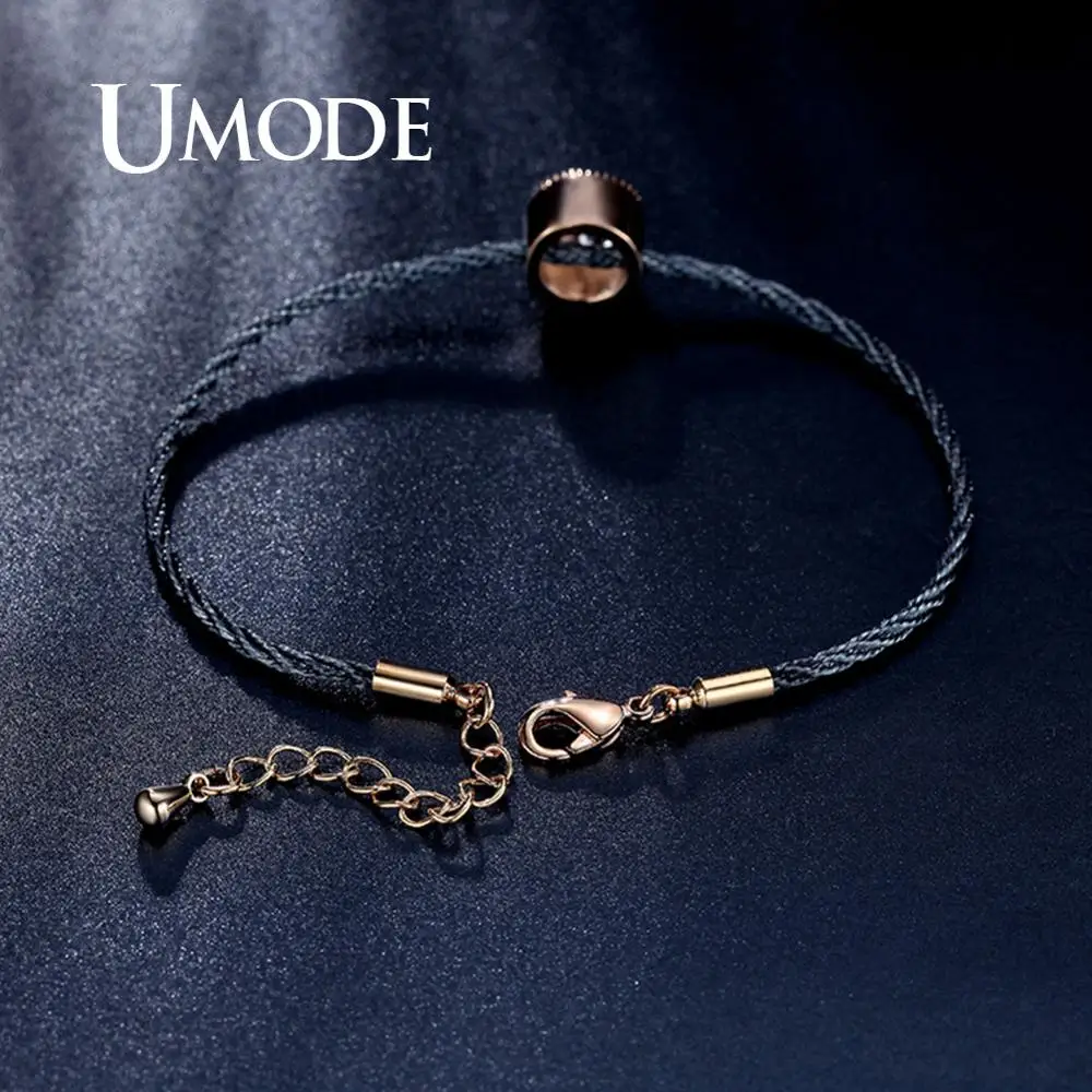 Женский браслет с фианитом UMODE вечерние браслеты круглым ювелирные изделия для
