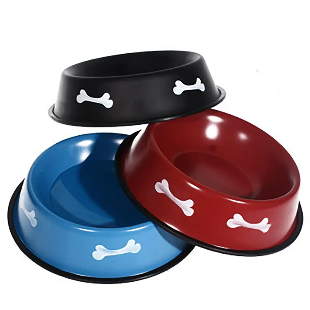 Высококачественная миска из нержавеющей стали для домашних животных собак с