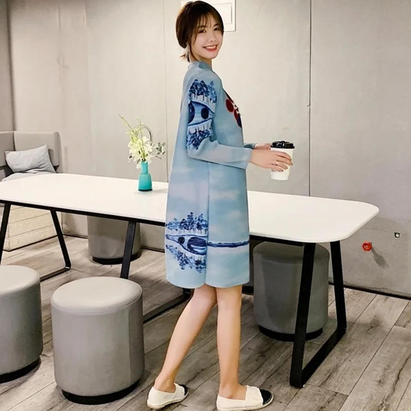 Женский Чонсам Qipao винтажное платье в стиле ретро элегантное китайское TA1336 весна