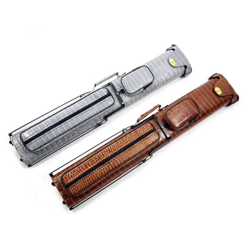 Cuppa Standing 6 Holes Pool Cue Cases Billiard Accessories With Stents Brown Silver Color China |