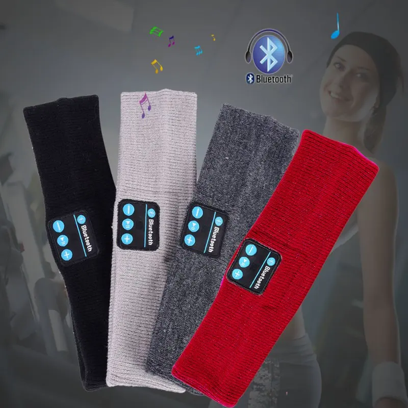 Унисекс Беспроводной Bluetooth Смарт повязка на голову наушники гарнитура с