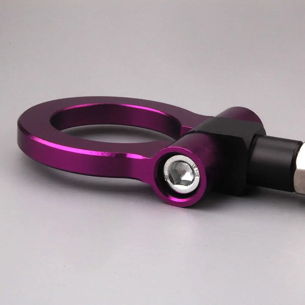 Фиолетовый Алюминиевая Передняя Задняя Винт Cnc Racing Буксировочный Крюк Для Mitsubishi