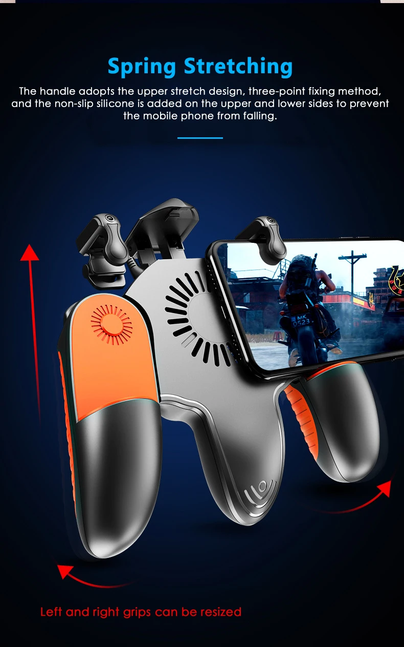 PUBG L1R1 для iPhone X/XR/XS/8/7 samsung S/10/9/8 iOS Android мобильного телефона огневой курок геймпад охлаждающий вентилятор джойстик