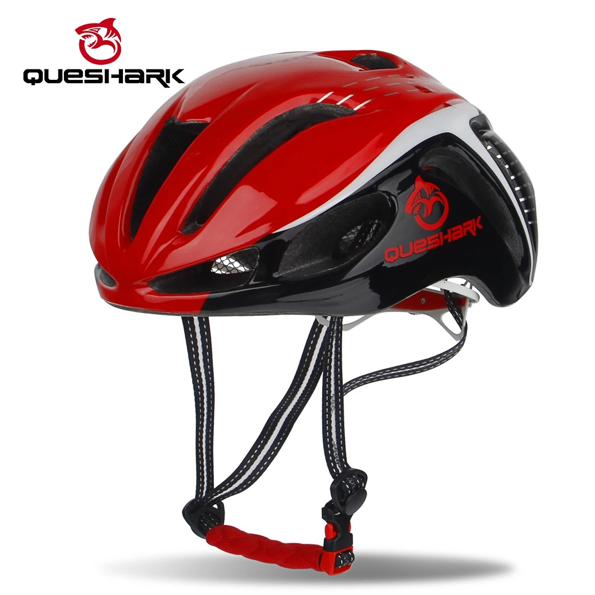 

QUESHARK Professional Men Women Cycling Helmet Ultralight MTB Riding Bike Bicycle Helmet Safely Cap M Size 56cm-62cm QE106