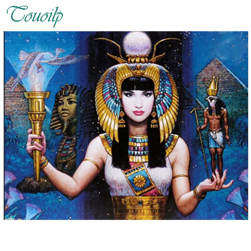 diamond embroidery sale Queen Of Egypt 5d painting full mosaic picture of rhinestones cross-stitch new year gift | Дом и сад