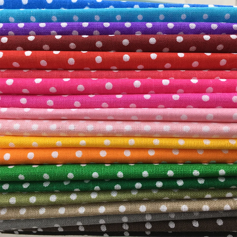 20pcs 25x25cm Mixed Cotton Printed Fabric Cloth Sewing Quilting Fabrics for Patchwork Needlework DIY clothe Handmade Accessories | Дом и сад