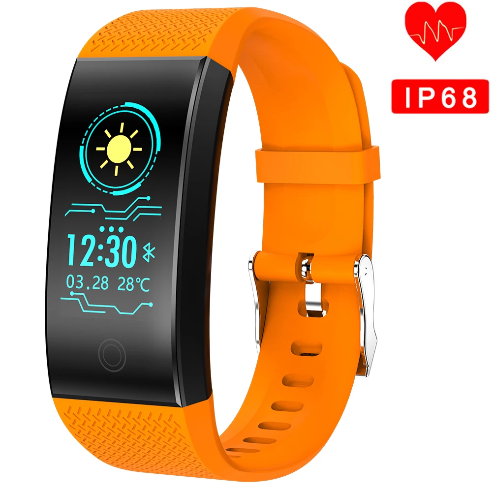 QW18 Фитнес Браслет Смарт браслет Pulsera Inteligente в едином положении во время занятий