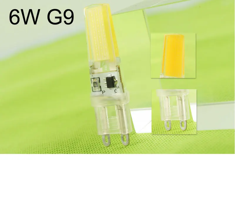 10 шт. COB затемненный светодиодный G4 светильник G9 светодиодный светильник 220V AC DC 12V светодиодный G9 3W 5W 6W SMD 2835 Светодиодный светильник ing заменить галогенные точечный светильник