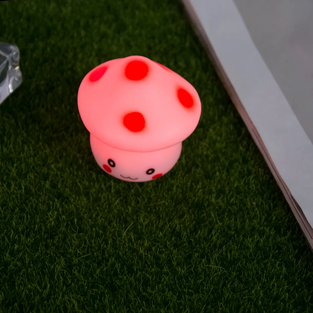 Новый 1 шт. светодиодный Ночной светильник в виде гриба Пресс отдать предпочтение