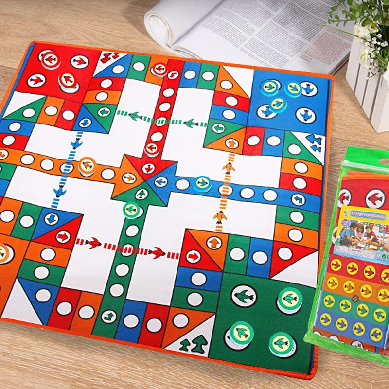1Set 82*82cm Baby Aeroplane Chess Crawl Puzzle Mat Flying Waterproof Play Game Children Educational Toys | Игрушки и хобби
