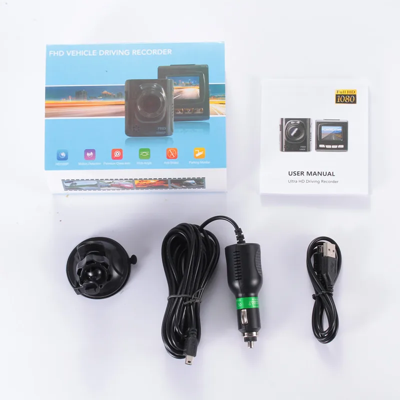 Vikewe Dash Cam 1.5 дюймовый монитор парковки Автомобильная камера Full HD 1080P WDR Обнаружение