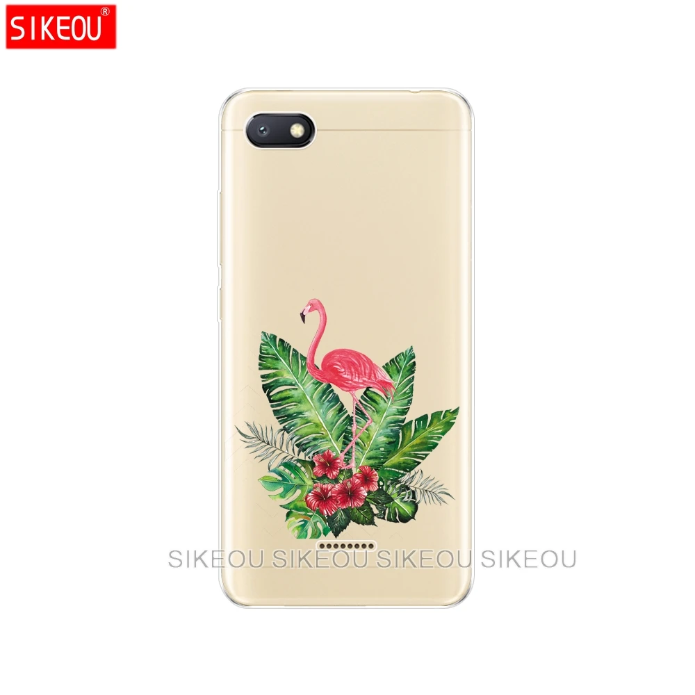 Силиконовый чехол для Xiaomi Redmi 6a защитный мягкая задняя крышка из ТПУ чехлы