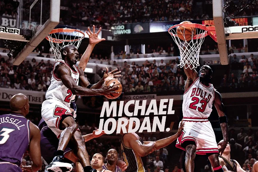 DIY рамка 19 шт. на выбор Майкл Джордан Классический Летающий Данк баскетбольные