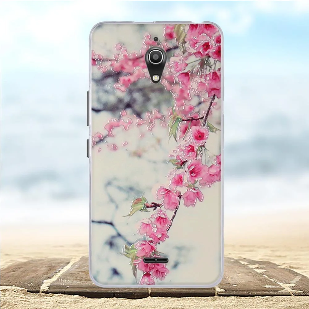 Чехол для Alcatel A2 XL 8050D с цветочным 3D рисунком чехол мягкий силиконовый из ТПУ A2XL