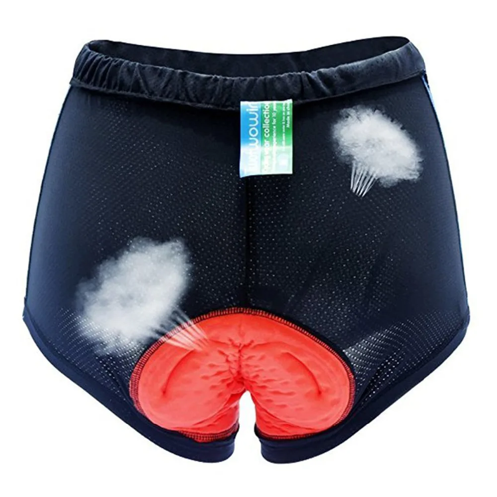 Летние дышащие женские велосипедные шорты 3D Силиконовые противоударные из губки