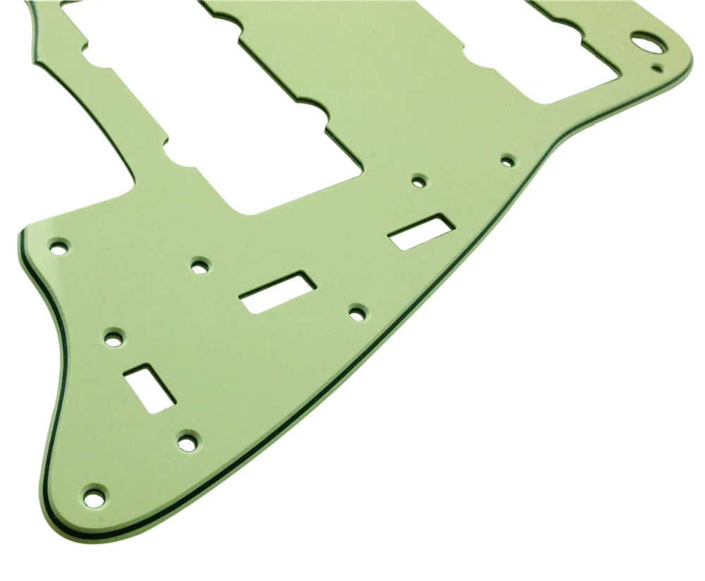 Pleroo Custom Guitar pickgaurd для US Jazzmaster style pickguard замена 3 слоя мятный зеленый|Детали и