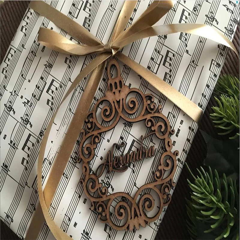 Персонализированные именные подарочные бирки индивидуальные украшения для