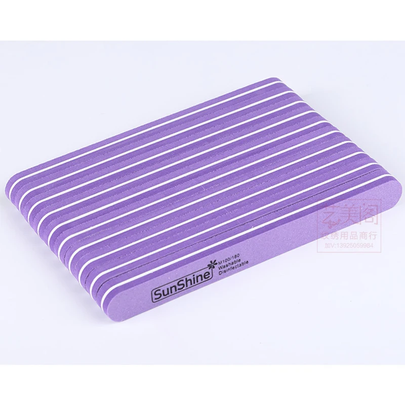 10 шт./лот 4 цвета пилка для ногтей буферные пилки Алмазная головка шлифовальный