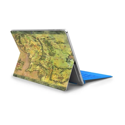 Виниловая наклейка Geographic карта блокнот наклейка s для microsoft Surface Pro 6 полное заднее покрытие наклейка для ноутбука для Surface Pro 4 5 - Цвет: SPS-16(089)