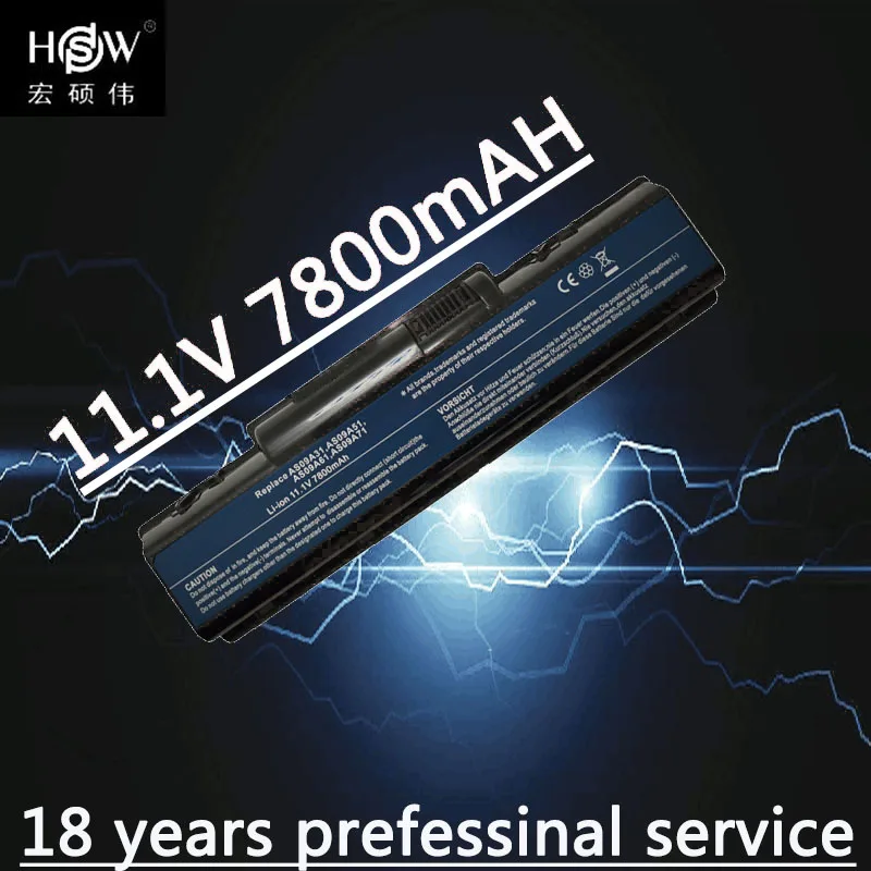 HSW 9 ячеек батареи AS09A31 AS09A41 AS09A51 AS09A61 AS09A71 для Acer Aspire 4732 4732Z 4937 ноутбук Emachine D525 D725 Bateria