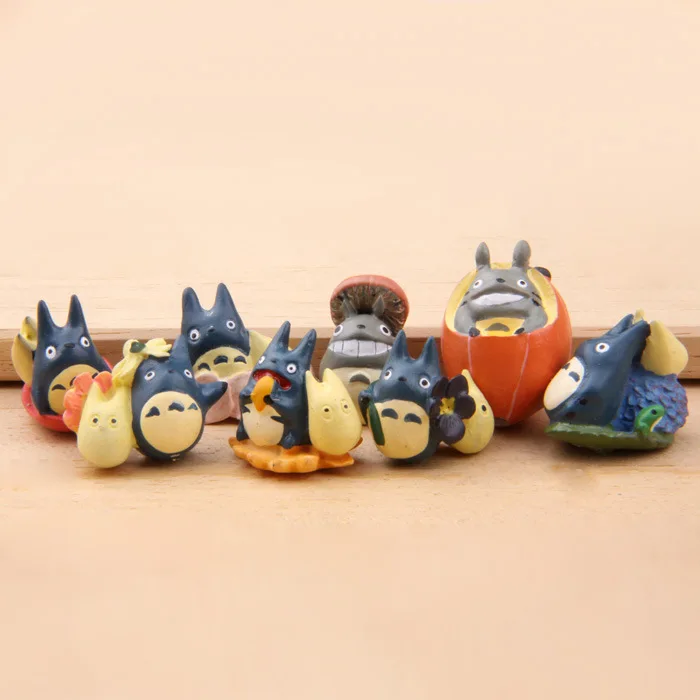 Миниатюрная фигурка Hotuocho Totoro миниатюрный пейзаж горшок цветок сказочные садовые
