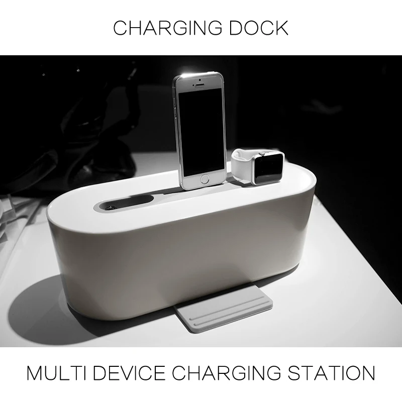 Мульти устройство органайзер для Apple Watch Stand и Iphone iPad зарядная станция док-станция