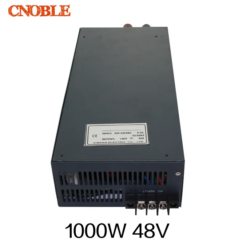 

1000W 48V 20A 110V input Single Output Switching power supply for LED Strip light AC to DC