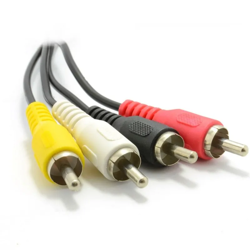 5 Pin штекер Din 4 x RCA Phono Вилки аудио кабель |