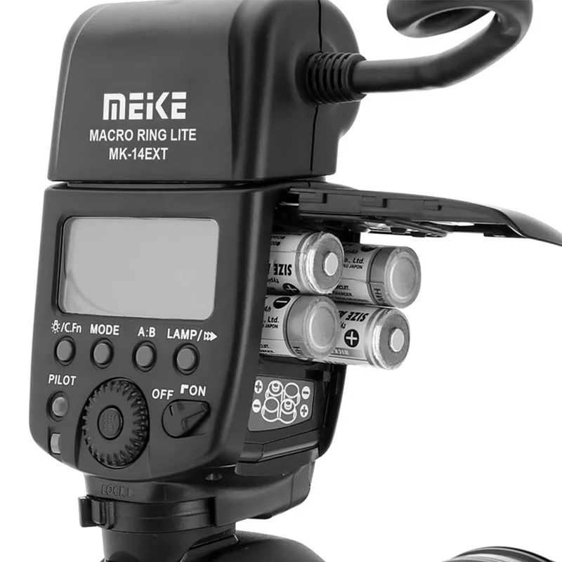 Майке MK 14EXT макро ttl Кольцевая вспышка для Canon E с светодиодный фокуса 5D4 5D3 1DX2 700D 650D