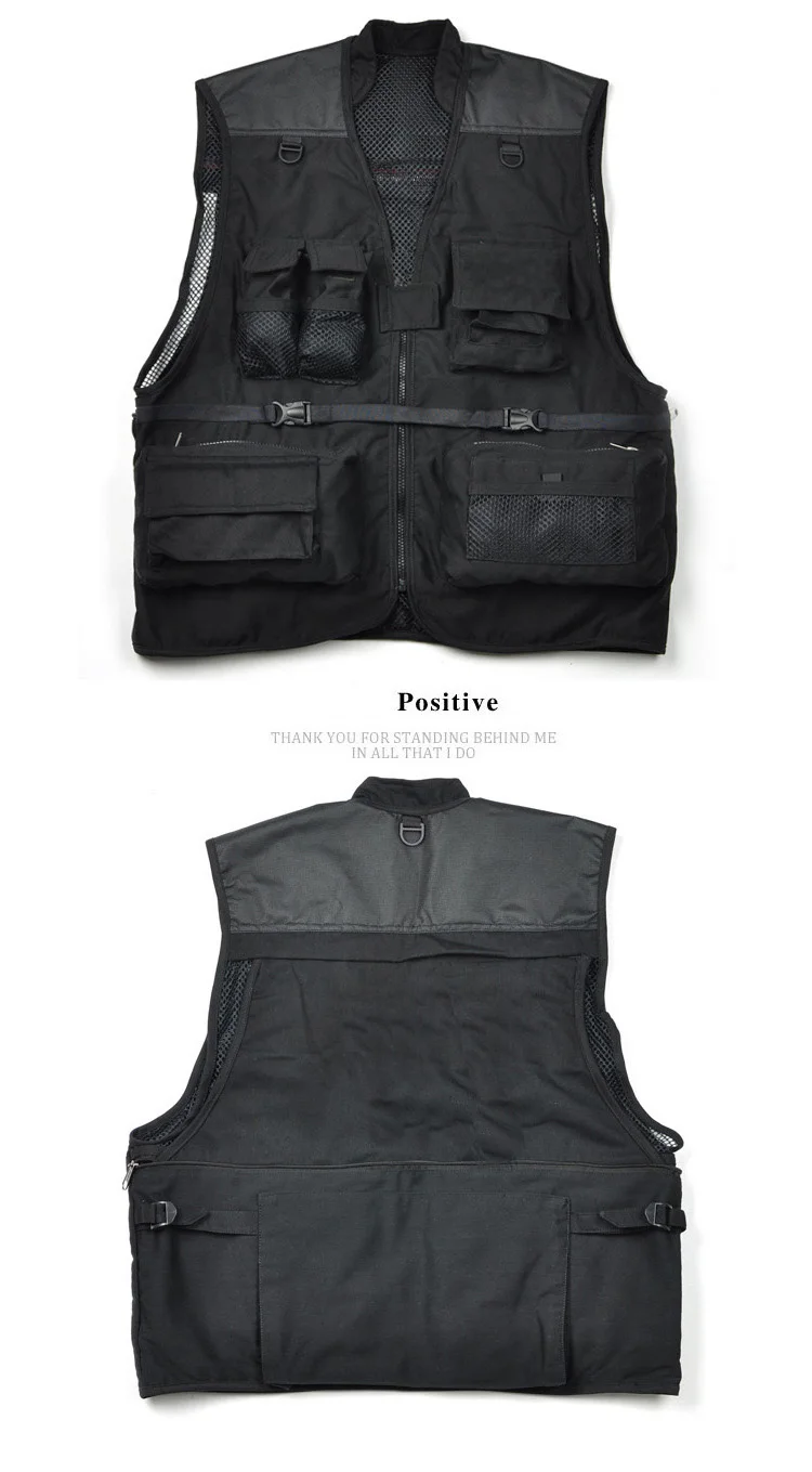 Модный жилет в рыбацком стиле тактический военный повседневный