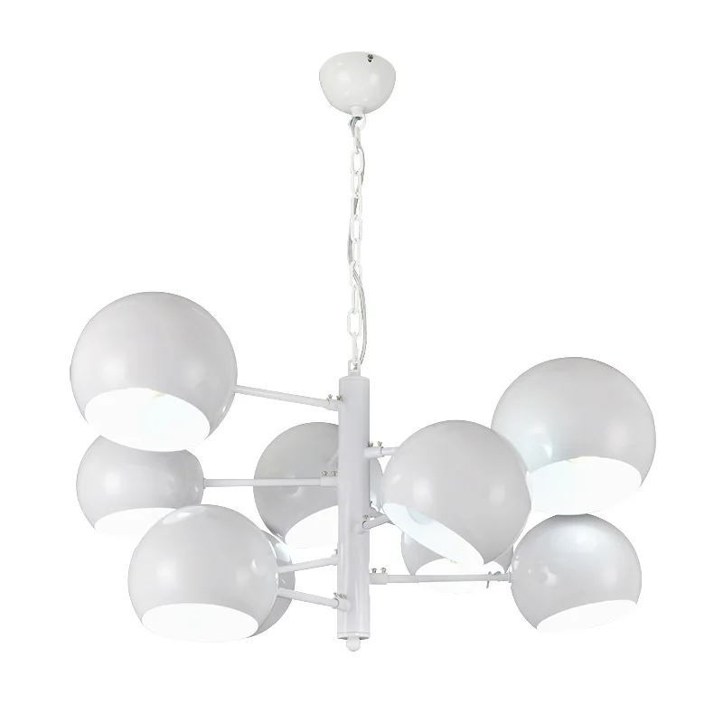 Post modern led Iron Art pendant light ball restaurant living room villa personality artist hanging | Освещение
