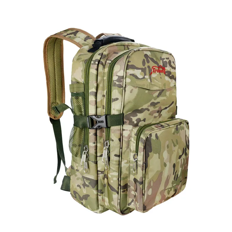 Backpack-E Erchang, уличный рюкзак для отдыха, рыбалки, большой емкости, походная сумка на плечо, Мужская Военная камуфляжная сумка, новинка - Цвет: Backpack-E