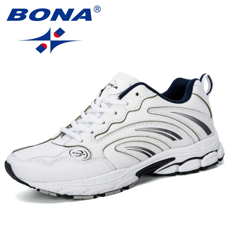 BONA/Новинка года; дизайнерская обувь; chaussure homme; уличная Мужская обувь для бега; спортивные кроссовки; Мужская Спортивная обувь; удобная мужская прогулочная обувь
