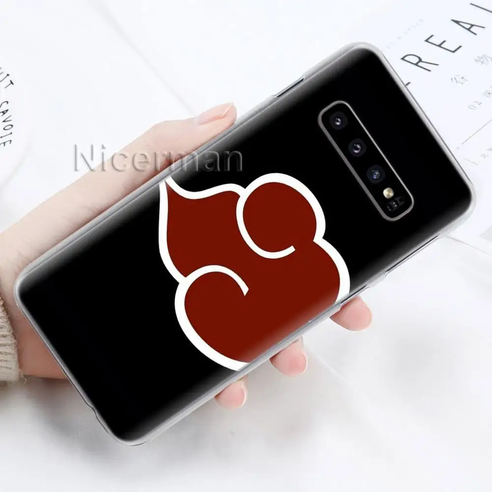 Чехол для телефона для samsung Galaxy S10e S10 S8 S9 плюс S6 S7 край A40 A50 A70 M20 чехол с рисунком из аниме «Наруто» Учиха Итачи жесткий поликарбонатный чехол