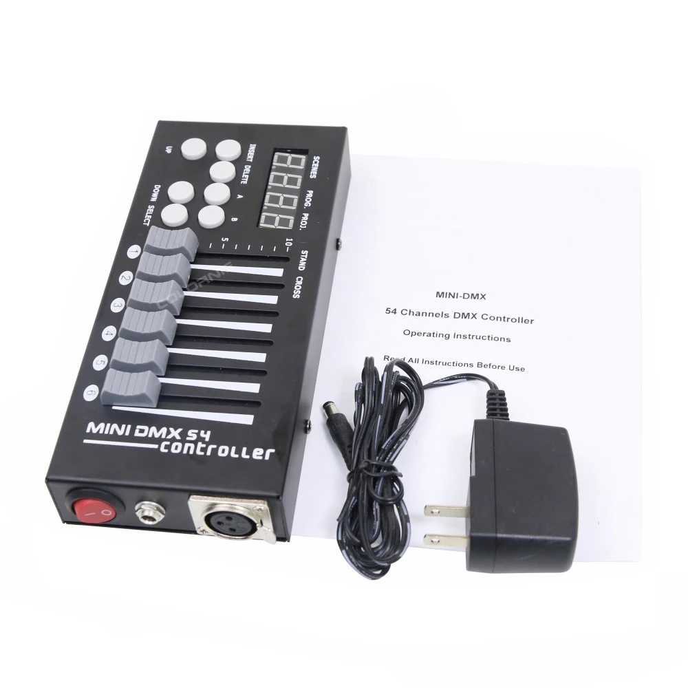 Мини 54CH DMX контроллер консоль светодиодный сценический светильник ing DJ контроллер DMX контроллер DJ для Lumiere движущийся головной светильник