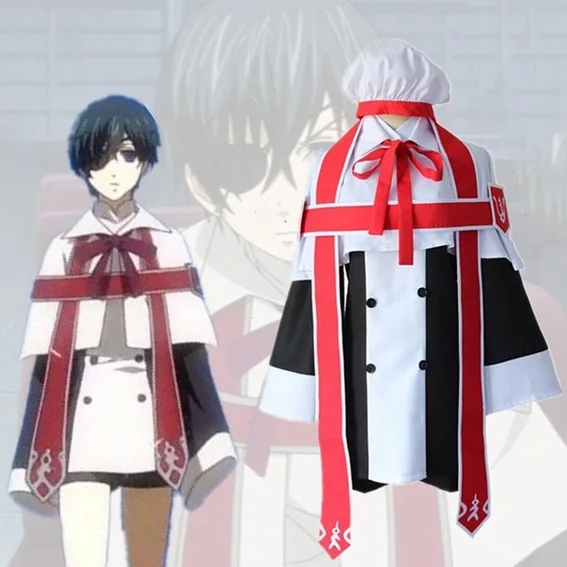 Ботинки в стиле аниме Темный дворецкий Костюмы для косплея Ciel Phantomhive Косплей